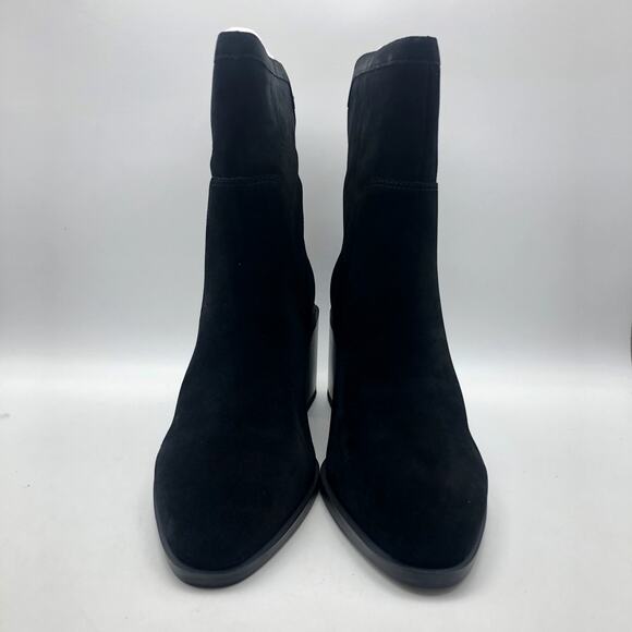 Vince Camuto Womens Kortimy Heeled Ankle Boots US 6.5 Black Suede NIB - Picture 4 of 9